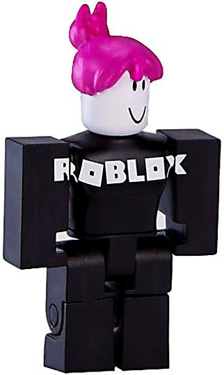 Roblox Girl Guest W/ Pink Hair Series 1 Mini Figure 2.75” Toy Loose (NO  CODE)