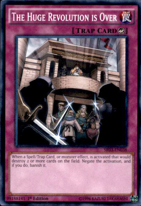 YuGiOh Machine Reactor Structure Deck Single Card Common The Huge Revolution is Over SR03-EN038 - ToyWiz YuGiOh Machine Reactor Structure Deck Single Card Common The Huge Revolution is Over SR03-EN038 - ToyWiz