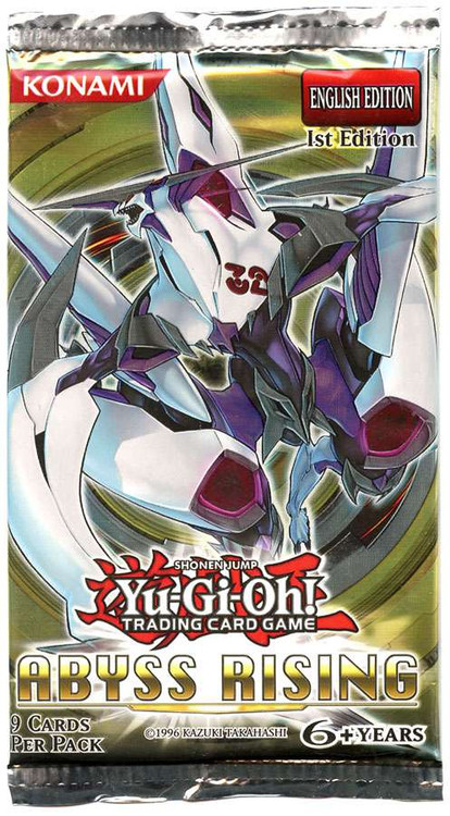 YuGiOh Abyss Rising 1st Edition Booster Pack 9 Cards Konami - ToyWiz