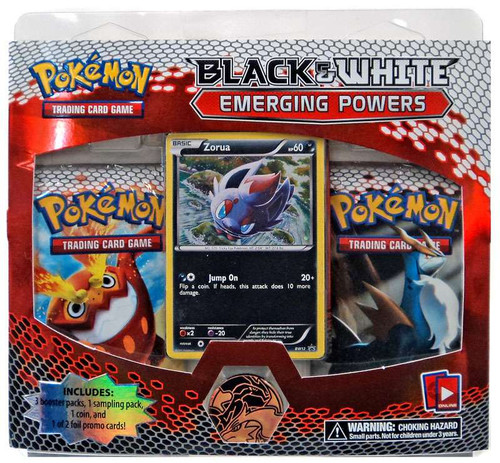Pokemon Black White Emerging Powers Zorua Special Edition 3 Booster Packs, Sampling Pack, Promo Card Coin Pokemon USA - ToyWiz Pokemon Black White Emerging Powers Zorua Special Edition 3 Booster Packs, Sampling Pack, Promo Card Coin Pokemon USA - ToyWiz
