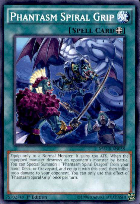 phantasm spiral deck yugioh Dragon + Wave + Crash + Grip Set YuGiOh Trading Card Game Maximum