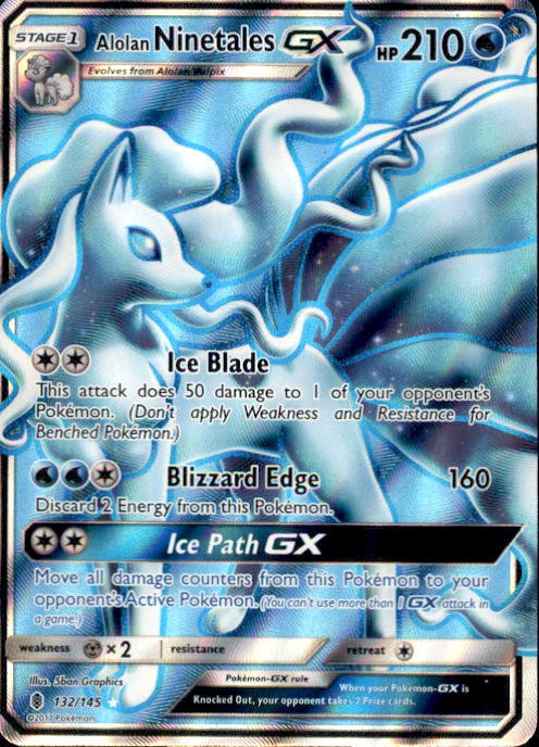 shiny ninetales card