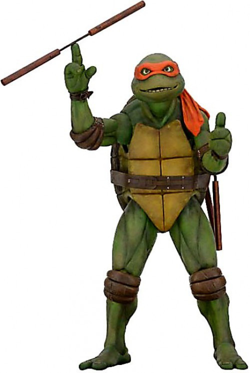 NECA Teenage Mutant Ninja Turtles Quarter Scale Michelangelo Action Figure  [1990 Movie]