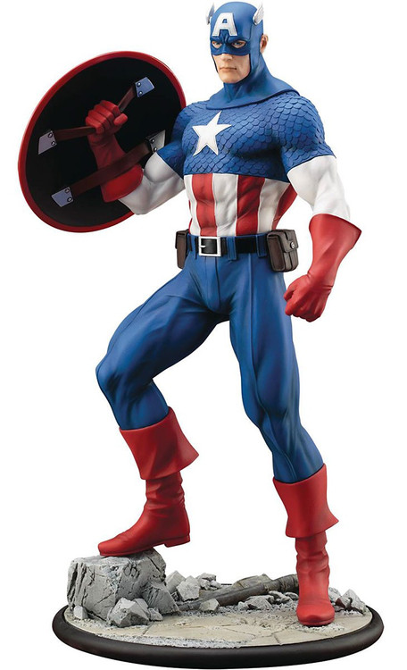 Marvel Captain America ArtFX Captain America 16 Statue Modern Myth ...