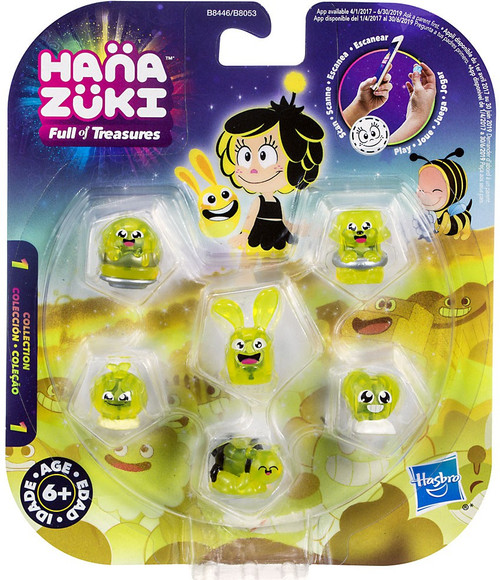 Hanazuki Full of Treasures Series 1 Yellow Happy 6-Pack Hasbro