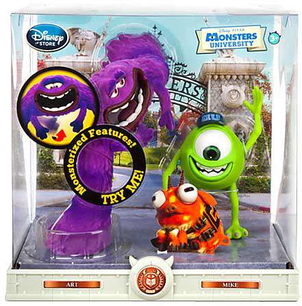 Monsters University drawing case Disney Store