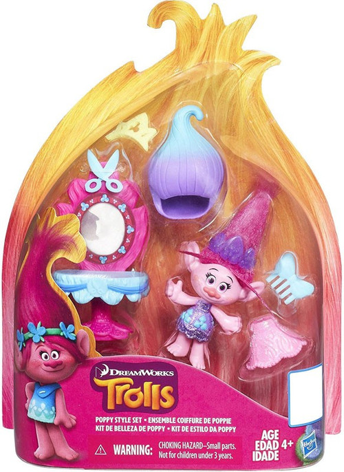 Trolls Poppy Style Set Exclusive Action Figure Hasbro Toys - ToyWiz