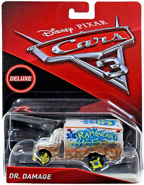 Disney Pixar Cars Cars 3 Deluxe Oversized Dr. Damage 155 Diecast