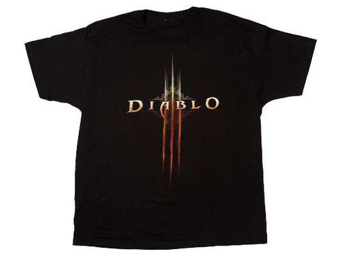 Diablo III Logo T-Shirt Adult Medium - ToyWiz