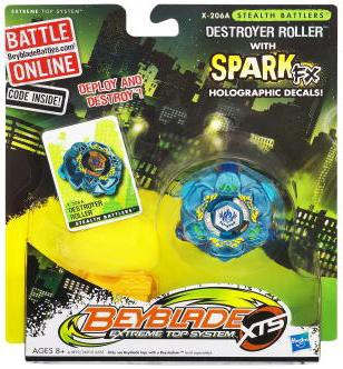 Beyblade XTS Stealth Battlers Destroyer Roller Single Pack X-206A Loose ...