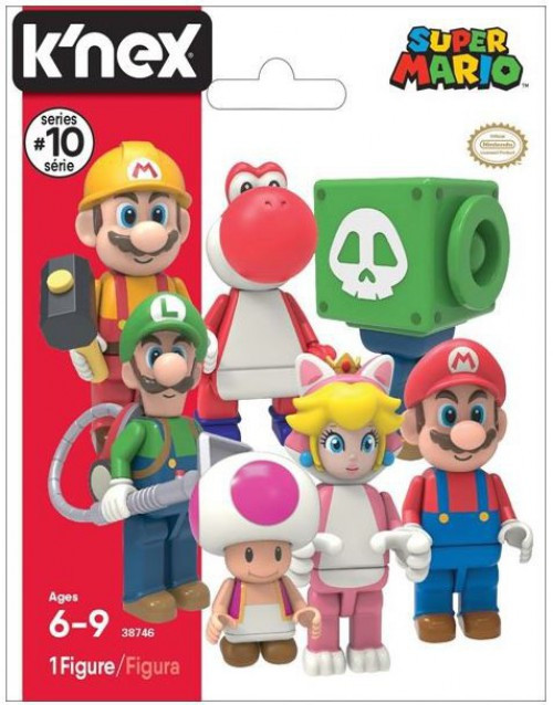 KNEX Super Mario Series 10 Mystery Pack 1 RANDOM Figure - ToyWiz