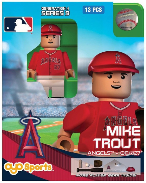 Mike Trout OYO Angels 1972 Throwback Jersey mini figure LE /1000