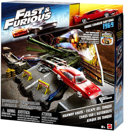 The Fast and the Furious Fast Furious 6 Highway Havoc Playset