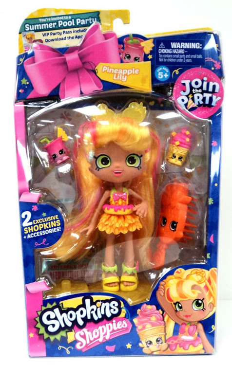 Shopkins Shoppies Join the Party Pineapple Lily Doll Figure
