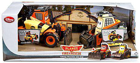 Disney Planes Fire Rescue Pinecone Drip Exclusive Playset Damaged