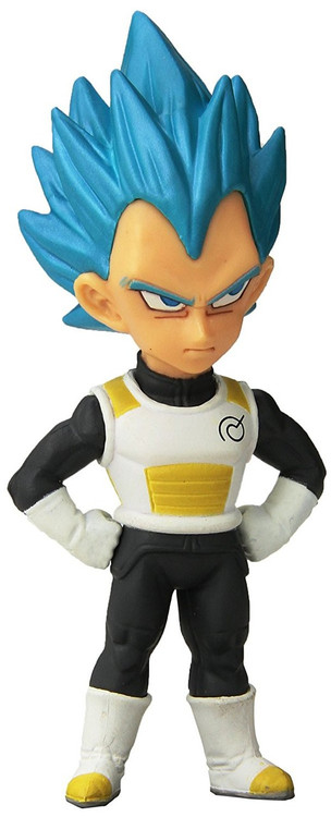 Dragon Ball Z WCF Z-Warriors Super Saiyan Blue Vegeta 2.5-Inch Collectible Figure F02 [Resurrection &#x27;F&#x27;]