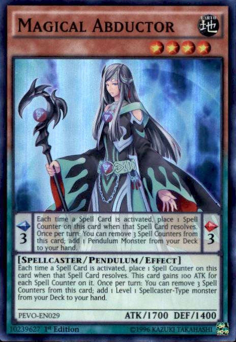 yugioh pendulum spell cards Trading Card Game Evolution Single Card Super Rare Magical Abductor PEVO-EN029 reduce its Pendulum Scale by 1 (min Amazing Pendulum - Yugipedia