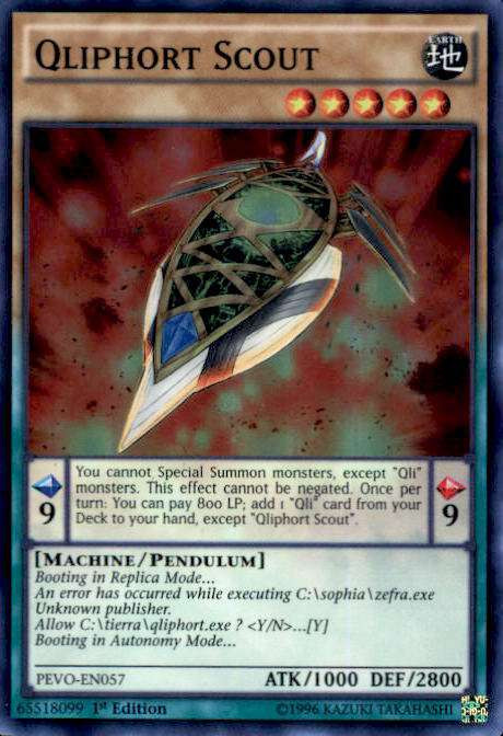 yugioh qliphort deck YuGiOh Trading Card Game Pendulum Evolution Single Card Super Rare Qliphort  Scout PEVO-EN057
