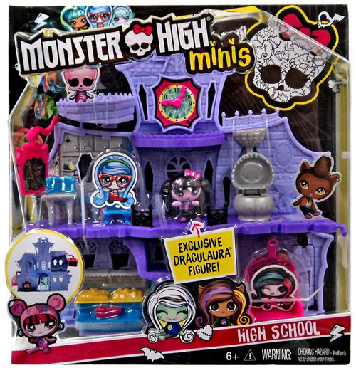 Monster High Minis High School Playset Exclusive Draculaura Figure
