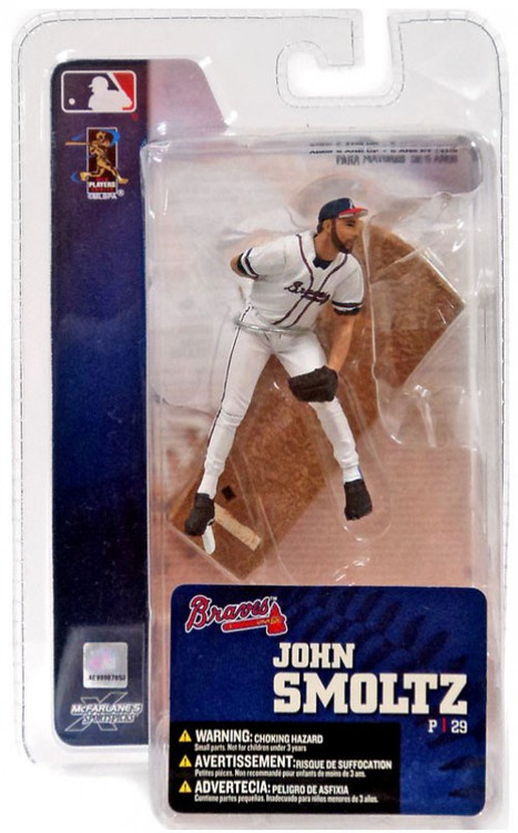 McFarlane MLB 8 John Smoltz フィギュア McFarlane Toys MLB Atlanta Braves Sports Picks Baseball 3 Inch