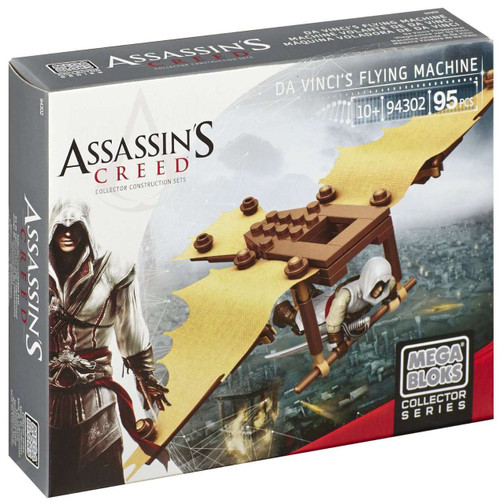 Moden skak attribut Mega Bloks Assassins Creed Da Vincis Flying Machine Set 94302 Damaged  Package - ToyWiz