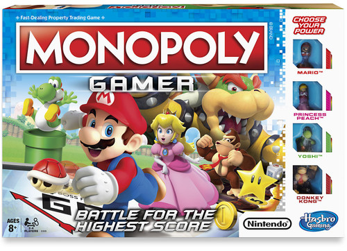 Monopoly Super Mario Gamer Edition Board Game Hasbro Toys - ToyWiz