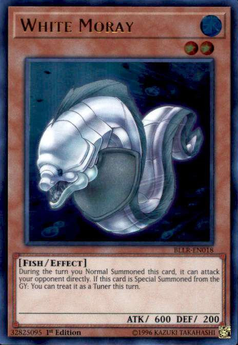 Yugioh Battles Of Legend Lights Revenge Single Card Ultra Rare White Moray Bllr En018 Toywiz