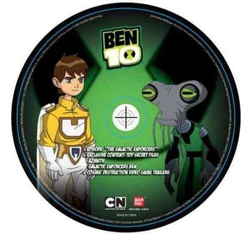 Ben 10 DVD Series The Glacatic Enforcers DVD Loose Bandai America