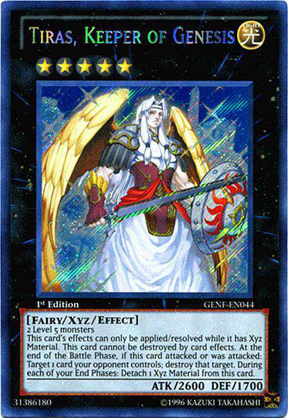 YuGiOh Generation Force Single Card Promo Tiras, Keeper of Genesis