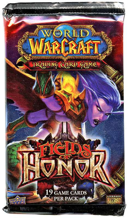 World of Warcraft Trading Card Game Fields of Honor Booster Pack 19