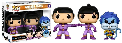 Funko DC Super Heroes POP Heroes Wonder Twins Exclusive Vinyl