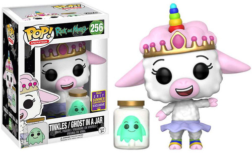 ⭐︎レア物⭐︎Rick and Morty フィギュアTINKLES +GHOST Funko Rick Morty POP Animation Tinkles Ghost in a Jar Exclusive