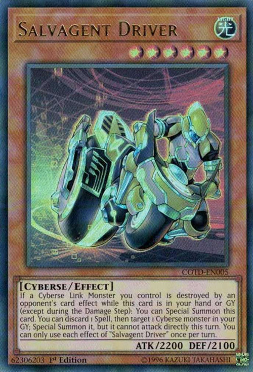 YuGiOh Code of the Duelist Single Card Ultra Rare Salvagent