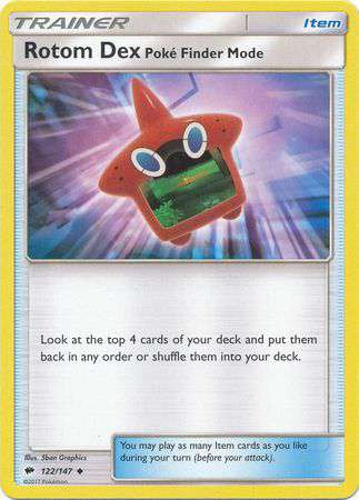 rotom dex pokemon card Pokemon TCG: Rotom Dex: Poke Finder Mode 122/147 (Reverse Holo) main image 1