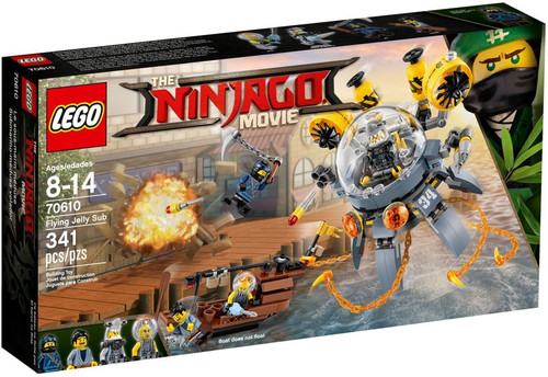 Lego Ninjago The Ninjago Movie Flying Jelly Sub Exclusive Set 70610 Toywiz - jelly playing roblox shark attack with jelly