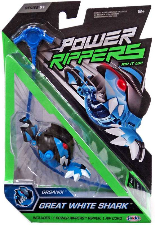 Power Riper Power Rippers Organix Series 1 Great White Shark Single Pack - ToyWiz