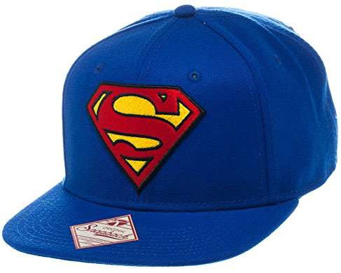 DC Superman Superman Logo Snapback Cap Apparel Bioworld - ToyWiz