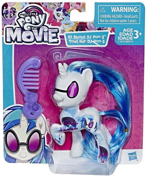 My Little Pony The Movie All About DJ Pon-3 Mini FIgure Hasbro Toys ...