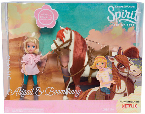 Spirit Riding Free Classic Series Abigail Boomerang Figure Set 