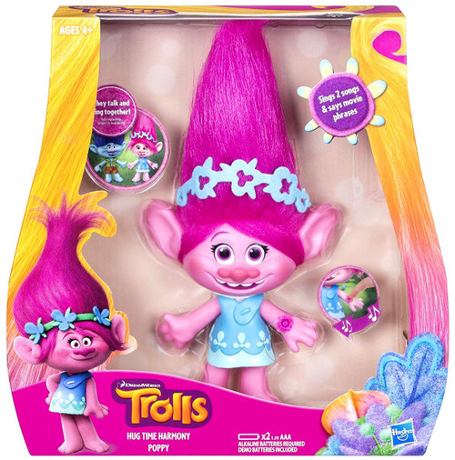 Trolls Hug Time Harmony Poppy Figure Doll Hasbro Toys ToyWiz