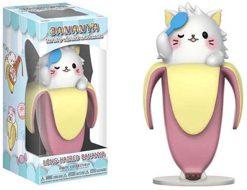 Funko Pop! Portachiavi Long-Haired Bananya - Mini Figure In Vinile Da 4 Cm, Collezione Ufficiale, Multicolore, 20912