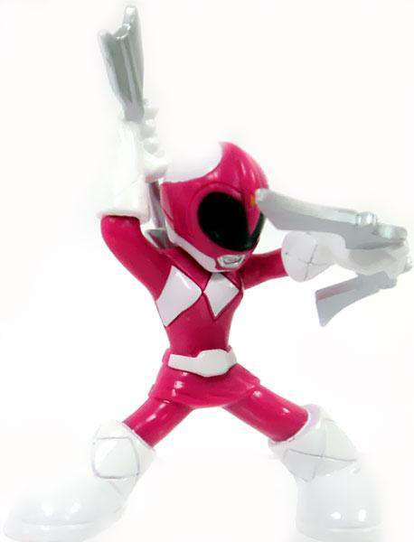 Power Rangers Megaforce Series 1 Pink Mighty Morphin Ranger 2 PVC Mini ...