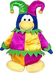 Club Penguin Series 3 Court Jester 6.5 Plush Figure Jakks Pacific