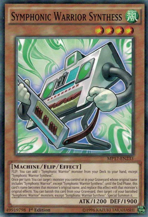 yugioh symphonic warrior deck Complete Custom for Yu-Gi-Oh! ZEXAL Symphonic Warrior Synthess