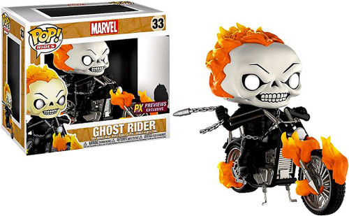 Funko Marvel Ghost Rider POP Rides Ghost Rider with Bike Exclusive