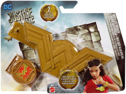 DC Justice League Movie Wonder Woman Snap Wear-It Hero Set Mattel - ToyWiz