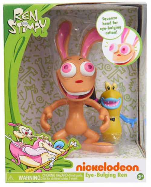 NickToons Ren Stimpy Eye-Bulging Ren 6 Vinyl Figure Just Play - ToyWiz