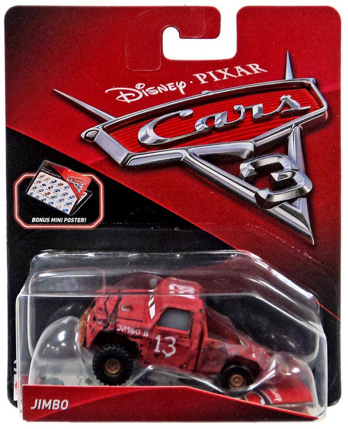 Disney Pixar Cars Cars 3 Jimbo 155 Diecast Car Mattel Toys - ToyWiz