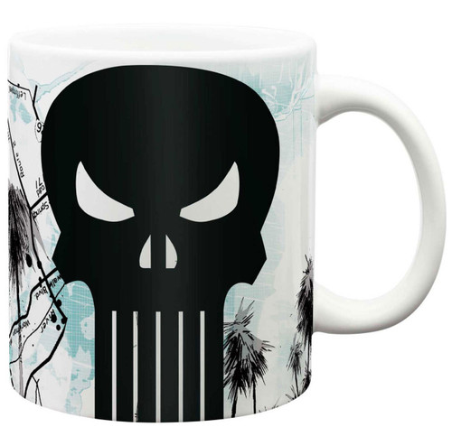 Marvel Universe The Punisher X-Large 24 Ounce Ceramic Mug Zak - ToyWiz