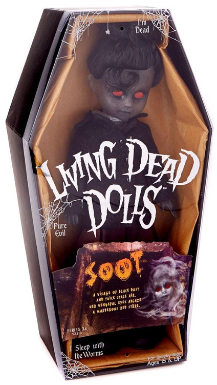 Living Dead Dolls Series 34 Soot Doll Mezco Toyz - ToyWiz